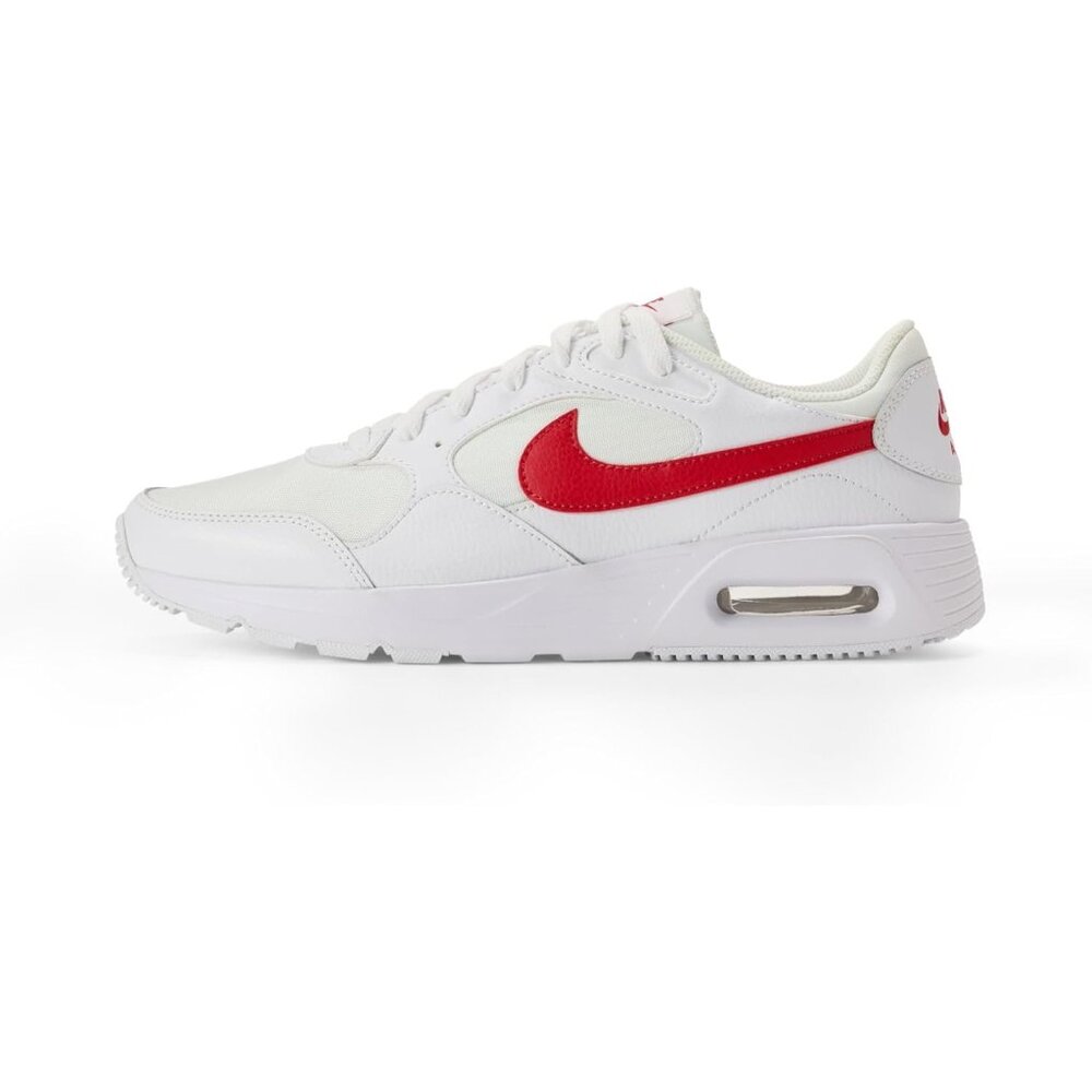 ⚡Nike Men's White/University Red Air Max SC Everyday Breathable Casual Sneakers